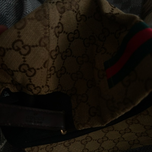 Gucci Brown Patterned Men's Cap - Picture 2 of 2